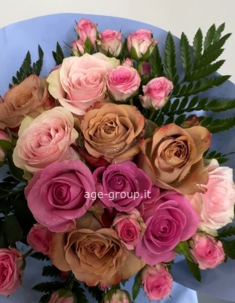 Bouquet misto dinroselline