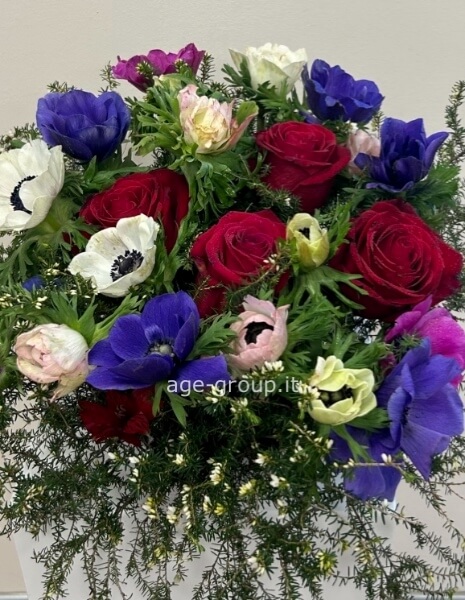 composizione fiori misti